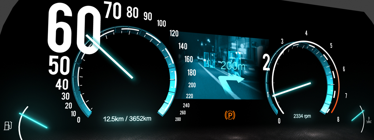 裸眼3Dディスプレイを用いたダッシュボードシステム