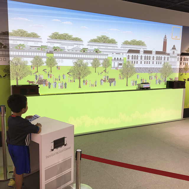 東芝未来科学館2018 夏休み特別イベント プロジェクションマッピング開発